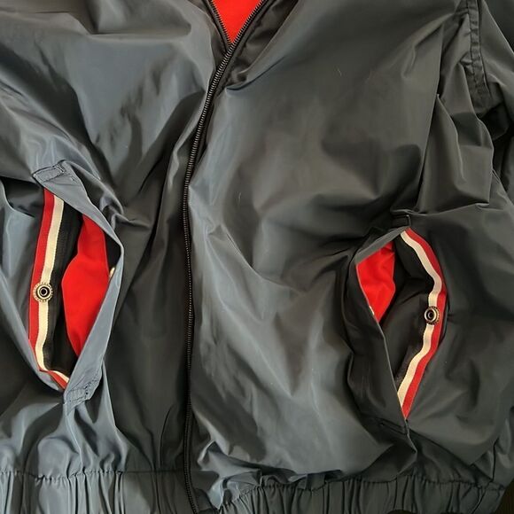 Tommy Hilfiger Men'S Blue Red Windbreaker  Waterproof Jacket Lrg - Picture 11 of 14